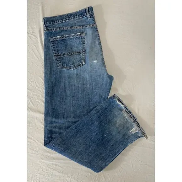 Lucky Brand Vintage Straight USA Made 100% Cotton Denim Jeans. 38X33, Runs Big. - Picture 2 of 9